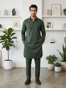 emerald-green-kurta-pajama-for-men