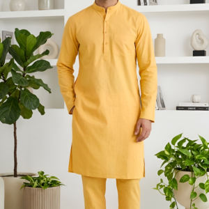 Yellow Kurta Pajama for Men